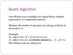 Booth Multiplication Algorithm Explained | PDF | Multiplication ...