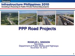 DPWH PPP Road Projects Overview 2010 | PDF | Controlled Access Highway ...