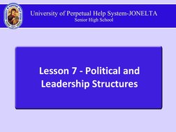 Political and Leadership Structures Overview | PDF | Charisma ...