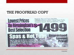 11/26/2019
THE PROOFREAD COPY
