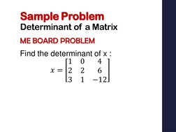 CASIO FX-991ES Matrix Techniques | PDF