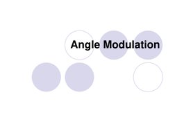 Angle Modulation
