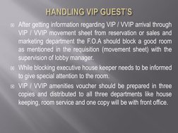 Vip Orderly VIP and VVIP Guest Handling Procedures | PDF | Business