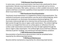 Translucent Visual Testing Asme ASME Sec V Article 9: Visual Examination | PDF | Lighting | Visual Acuity