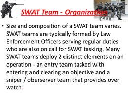 Swat Roles SWAT Team Composition and Roles | PDF | Swat | Firearms