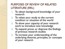 How To Get Rrl Understanding Review of Related Literature | PDF | Systematic Review ...