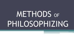 Four Methods of Philosophizing Explained | PDF | Phenomenology ...