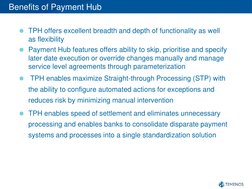 Overview of Temenos Payment Hub | PDF | Debits And Credits | Payments