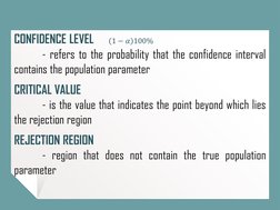 Point and Interval Estimation Explained | PDF | Confidence Interval ...