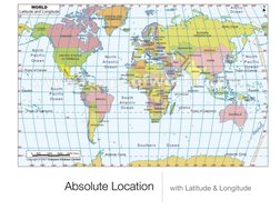 Absolute Location 
with Latitude & Longitude 
