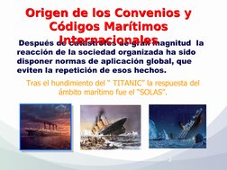 Después de catástrofes de gran magnitud  la 
reacción de la sociedad organizada ha sido 
disponer normas de aplicación gl