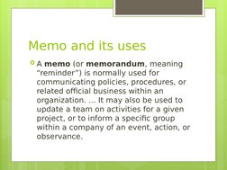 Effective Memo Writing Techniques | PDF | Memorandum | Paragraph