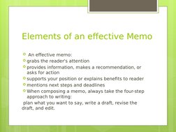 Effective Memo Writing Techniques | PDF | Memorandum | Paragraph