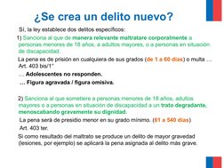 ¿Se crea un delito nuevo?
      Sí, la ley establece dos delitos específicos:
    1) Sanciona al que de manera relevante malt