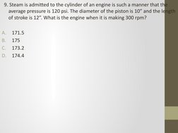 Steam Engine Psi Steam Engine Efficiency Calculations | PDF | Horsepower | Steam Engine