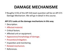 API 571: Corrosion & Damage Mechanisms | PDF | Corrosion | Fatigue ...