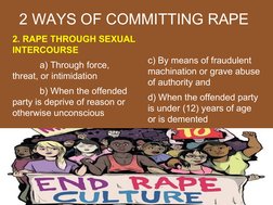 Anti-Rape Law of 1997 Overview | PDF | Rape | Human Sexuality