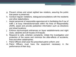 Service Routine For Police Patrol Procedures and Guidelines | PDF | Patrol | Police