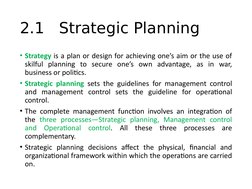 Strategic vs Operational Control in Management | PDF | Strategic ...