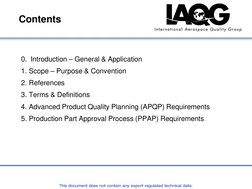 AS9145 APQP and PPAP Guidance Document | PDF | Verification And ...