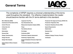 AS9145 APQP and PPAP Guidance Document | PDF | Verification And ...