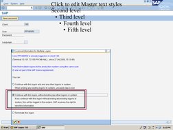 Click to edit Master text styles
Second level
●Third level
●Fourth level
●Fifth level
