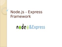 Node.js and Express Framework Guide | PDF | Mongo Db | Hypertext ...