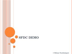 SFDC DEMO
© Mohan Noothalapati
