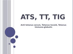 ATS and Tetanus Toxoid Overview | PDF | Dose (Biochemistry) | Chemistry