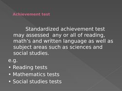Standardized vs Non-Standardized Tests | PDF | Standardized Tests ...