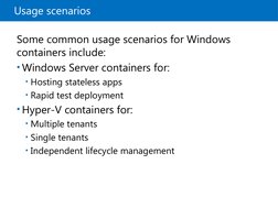 Managing Windows and Hyper-V Containers | PDF | Hyper V | Microsoft Windows
