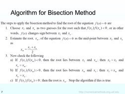 Bisection Method in Root Finding | PDF | Mathematics Of Computing ...