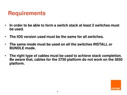 Cisco 3850 Switch Stack Configuration Guide | PDF | Electrical ...