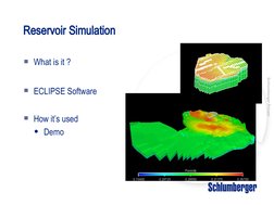 ECLIPSE Reservoir Simulation Overview | PDF | Petroleum Reservoir | Aquifer