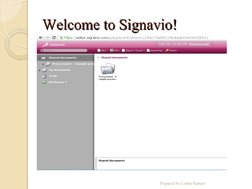 Welcome to Signavio!
Welcome to Signavio!
Prepared by Lobna Sameer
