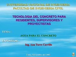 UNIVERSIDAD NACIONAL DE INGENIERIA
UNIVERSIDAD NACIONAL DE INGENIERIA
FACULTAD DE INGENIERIA CIVIL
FACULTAD DE INGENIERIA CIV