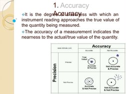 Static and Dynamic Instrument Characteristics | PDF | Accuracy And ...