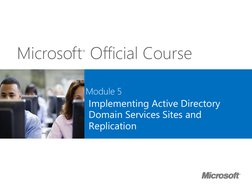 Microsoft Official Course: Implementing Active Directory Domain ...