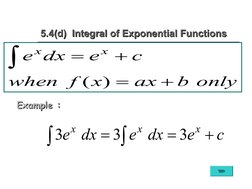 Integral of Exponential Functions | PDF | Teaching Methods & Materials