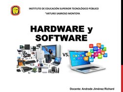 Docente: Andrade Jiménez Richard
                  INSTITUTO DE EDUCACIÓN SUPERIOR TECNOLÓGICO PÚBLICO