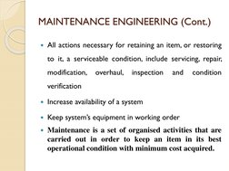 Types of Maintenance Explained | PDF | Reliability Engineering ...