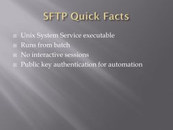 Mainframe SFTP Configuration Guide | PDF | Secure Shell | File Transfer ...