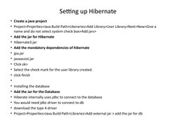 Hibernate Tutorial Overview and Setup | PDF | Object (Computer Science ...