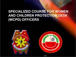 WCPD Specialized Course Overview | PDF | Child Abuse | Child Sexual Abuse