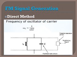 Direct Method Fm FM Generation: Direct vs Indirect Methods | PDF | Frequency Modulation ...