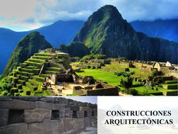 CONSTRUCCIONES 
ARQUITECTÓNICAS
