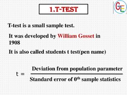Comparison of T, F, Z, and Chi-Square Tests | PDF | Student's T Test ...