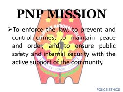 PNP Code of Professional Conduct | PDF | Police Officer | Police