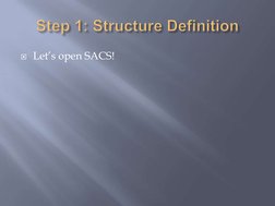 SACS Software Tutorial for Offshore Structures | PDF | Software | Computing