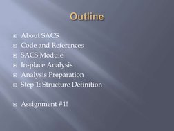 Syntax Sacs SACS Software Tutorial for Offshore Structures | PDF | Software | Computing